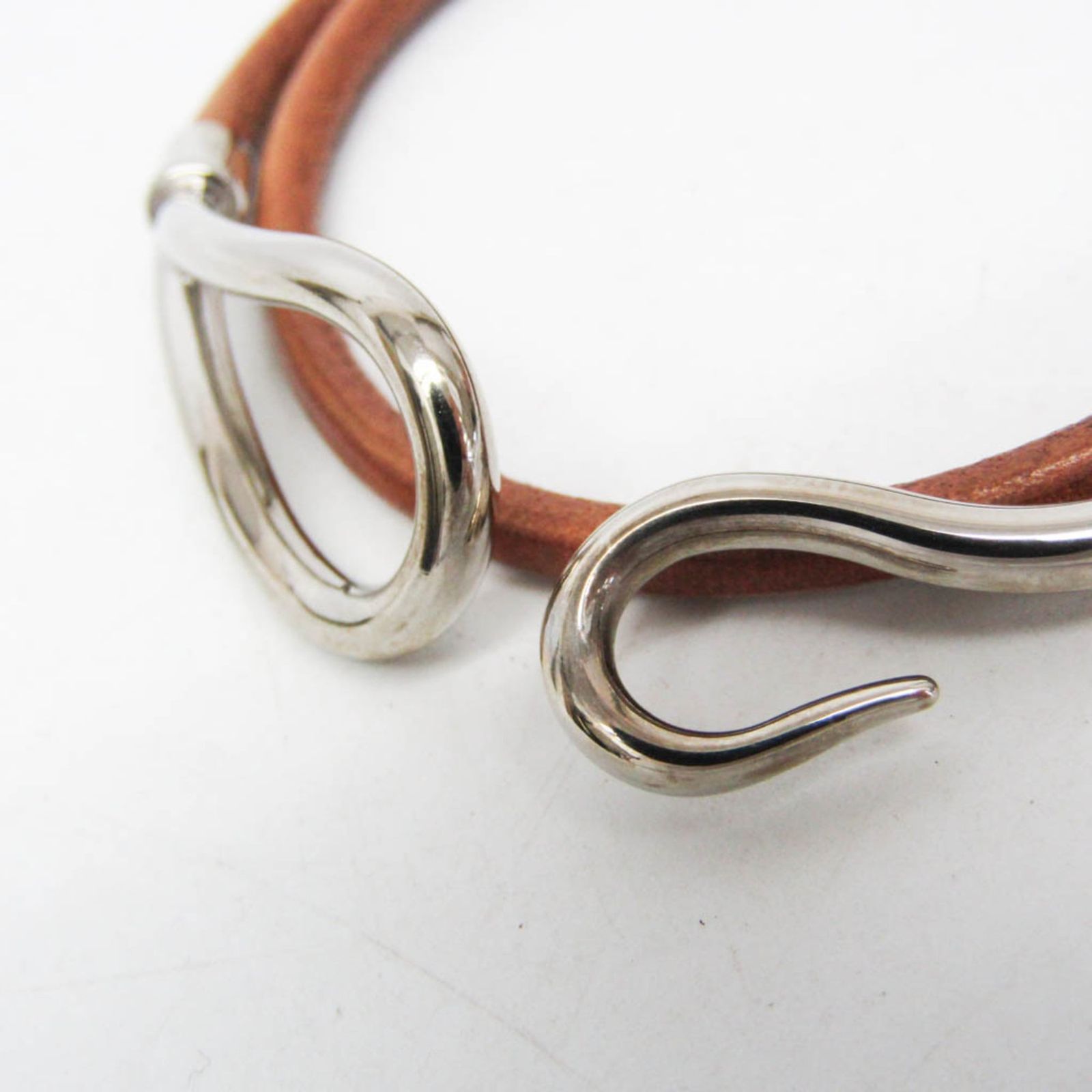 エルメス(Hermes) ジャンボ チョーカー レザー,メタル バングル 