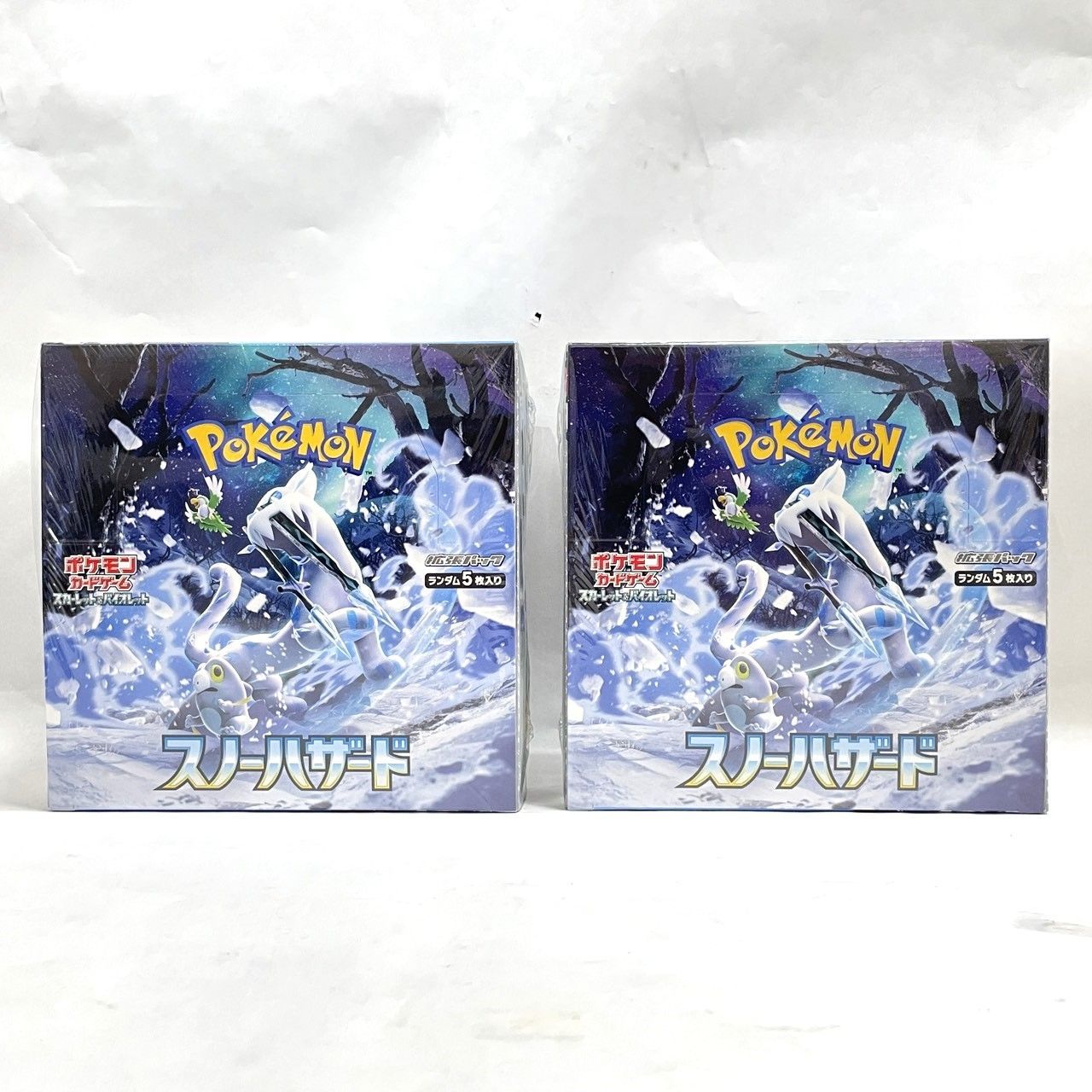 ポケモンカード box未開封シュリンク付き　スカーレットex スノーハザード スカーレット＆バイオレット 拡張パック スノーハザード 未開封BOX