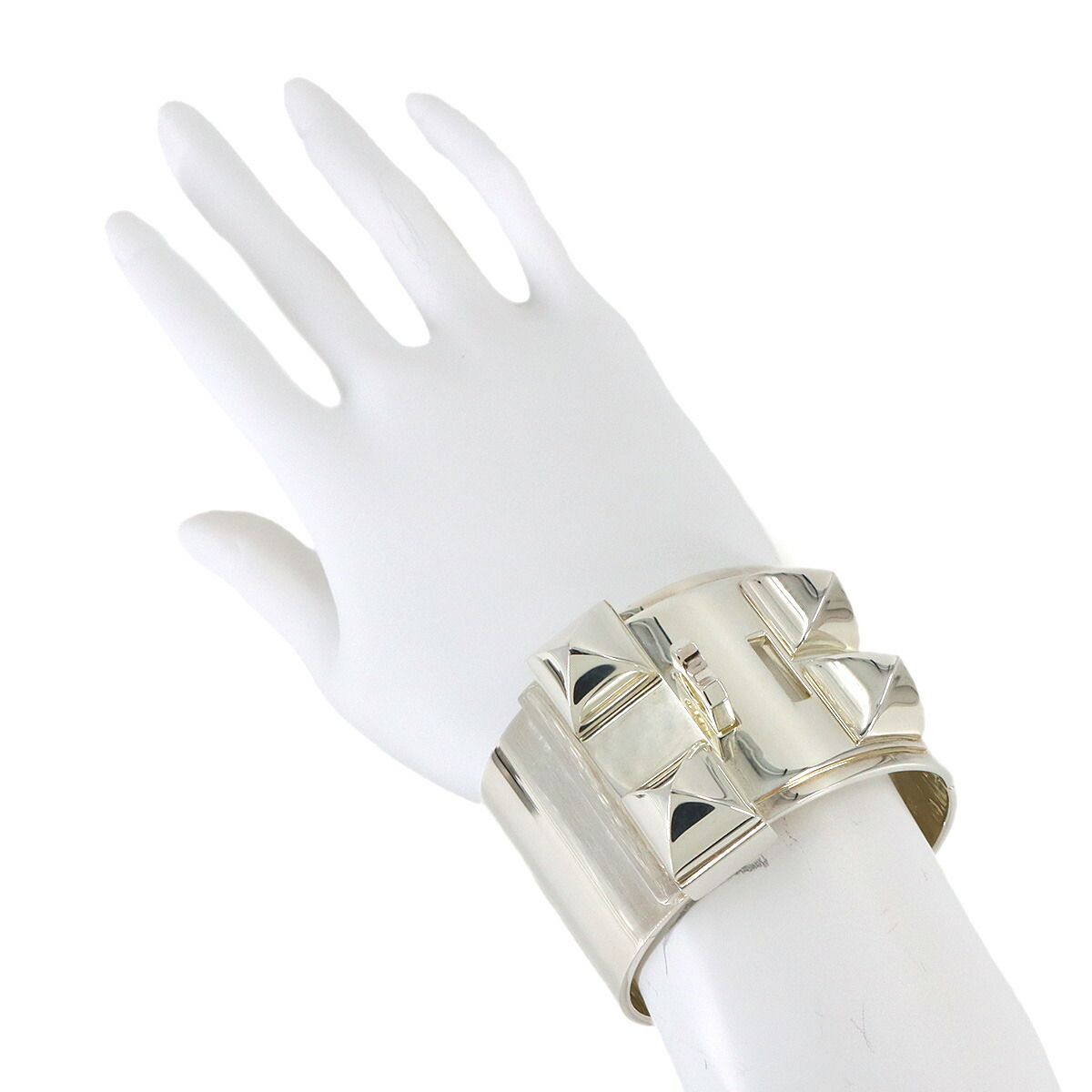新品同様 エルメス HERMES コリエドシアン バングル SV Ag 925 