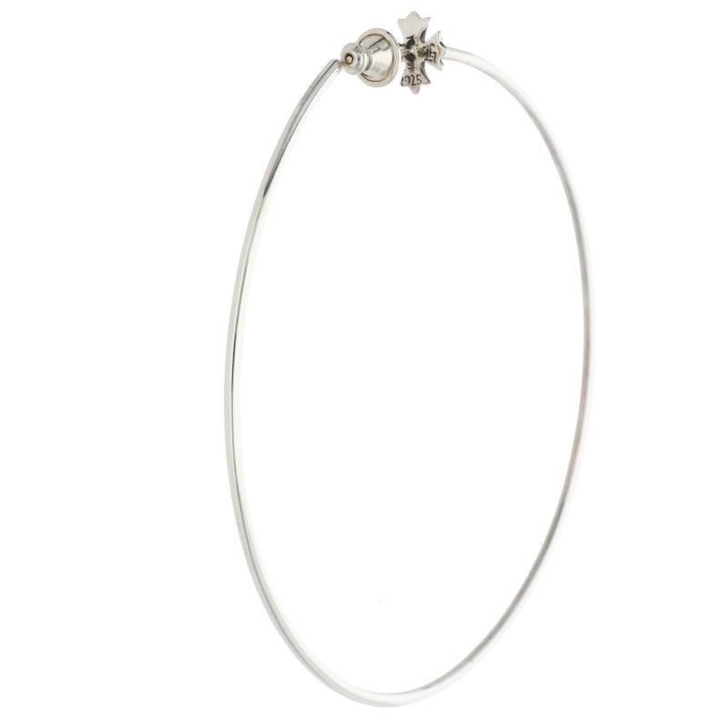 クロムハーツ HOOP CH PLS/CHプラスフープ シルバーピアス メンズ