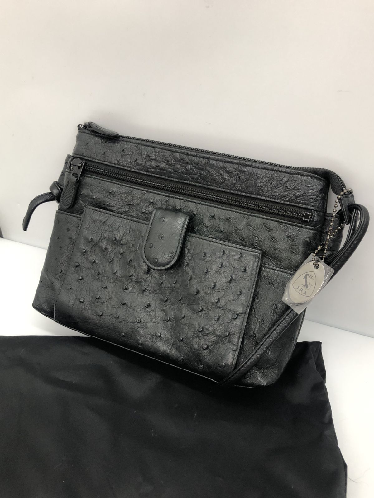 オーストリッチ(駝鳥)　オーダーメイドバックJRA認定品 オーストリッチ(駝鳥) オーダーメイドバックJRA認定品ショルダー用の