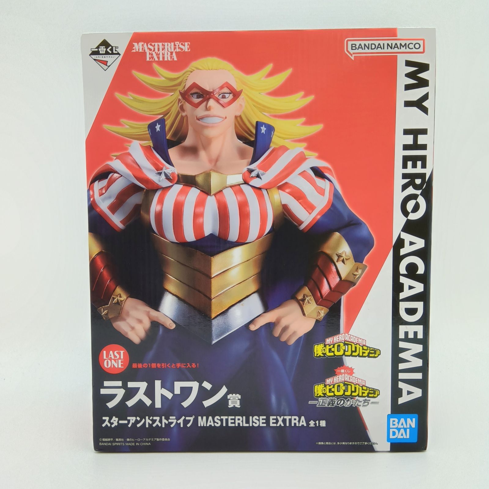 BANDAI ラスストワン フィギュア 未開封即発送可能‼️ 未開封】スターアンドストライプ フィギュア 僕のヒーローアカデミア