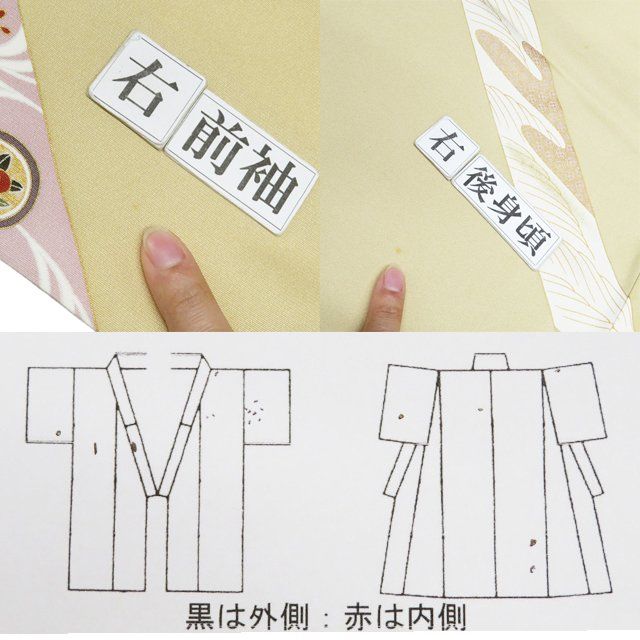 訪問着 着物 中古 正絹 袷 フォーマル 金駒刺繍 本加工 花模様 枯色 多