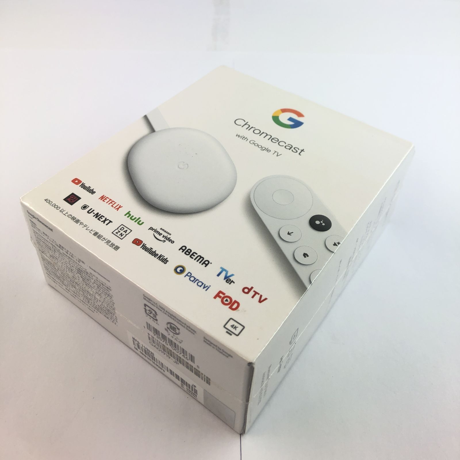 未使用品】Chromecast with Google TV (4K)/202602120020000 - メルカリ