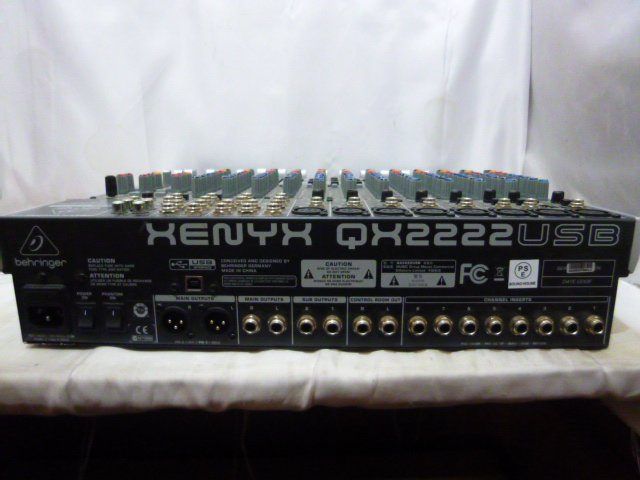 BEHRINGER ベリンガー ミキサー 音響機材 PA機器 ジャンク QX2222USB