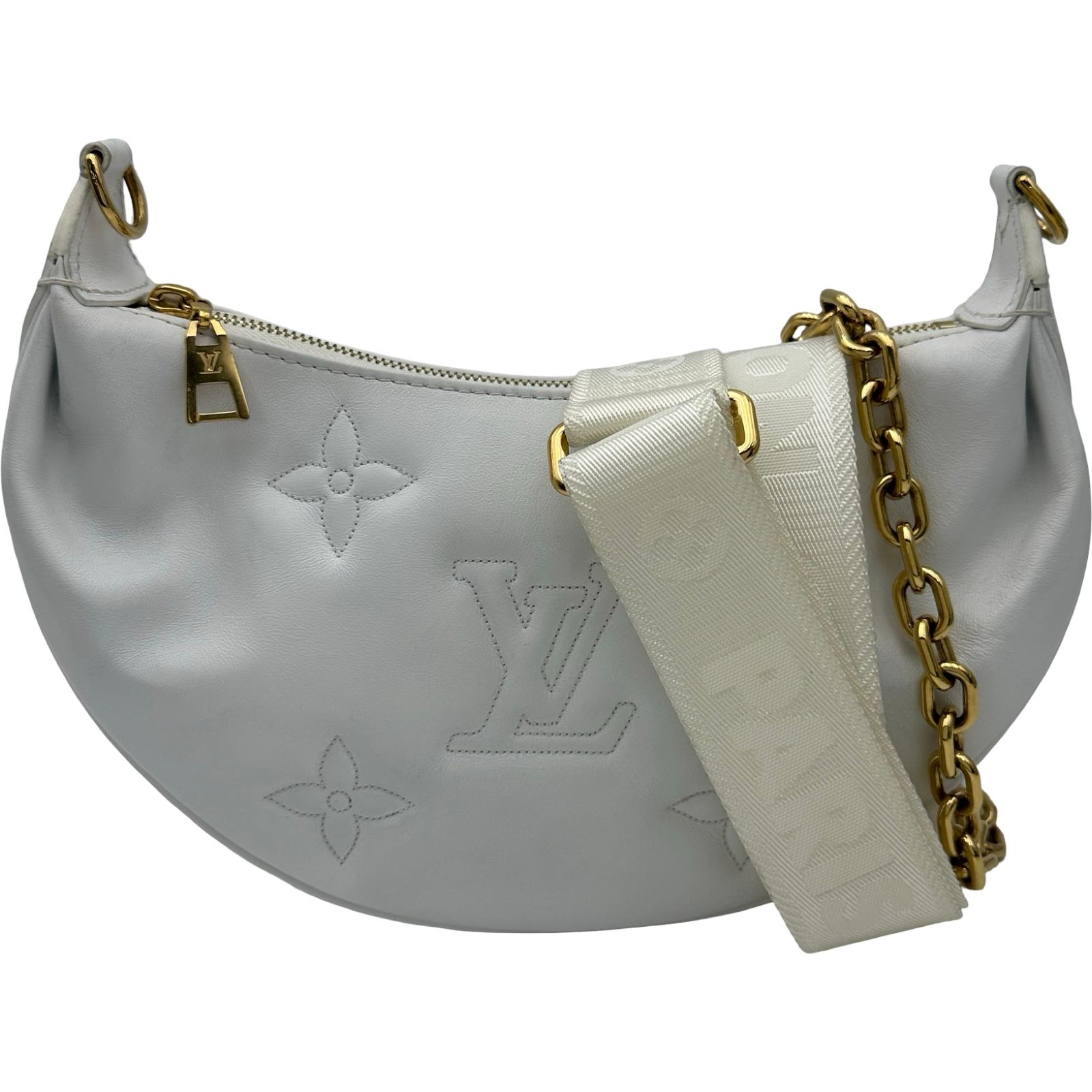 ルイ・ヴィトン LOUIS VUITTON オーバーザムーン M59959 スノー 