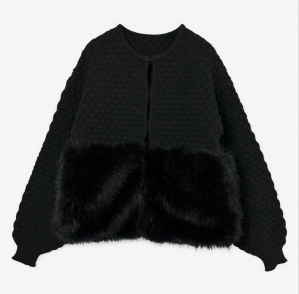 【美品】maison de dolce. メゾンドドルチェ　ファーリーニット maison de Dolce. ファーリーニット - メルカリ