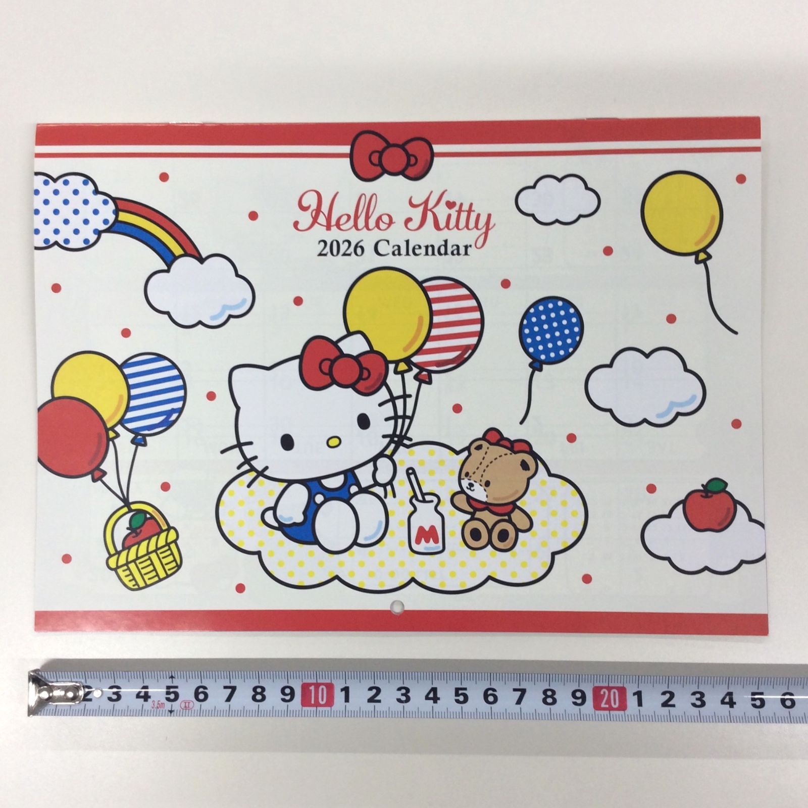 u*）様 サンリオ　ハローキティ　カレンダープッシュタイプ 1998年製　新品未 u*）様 サンリオ ハローキティ カレンダープッシュタイプ 1998年製