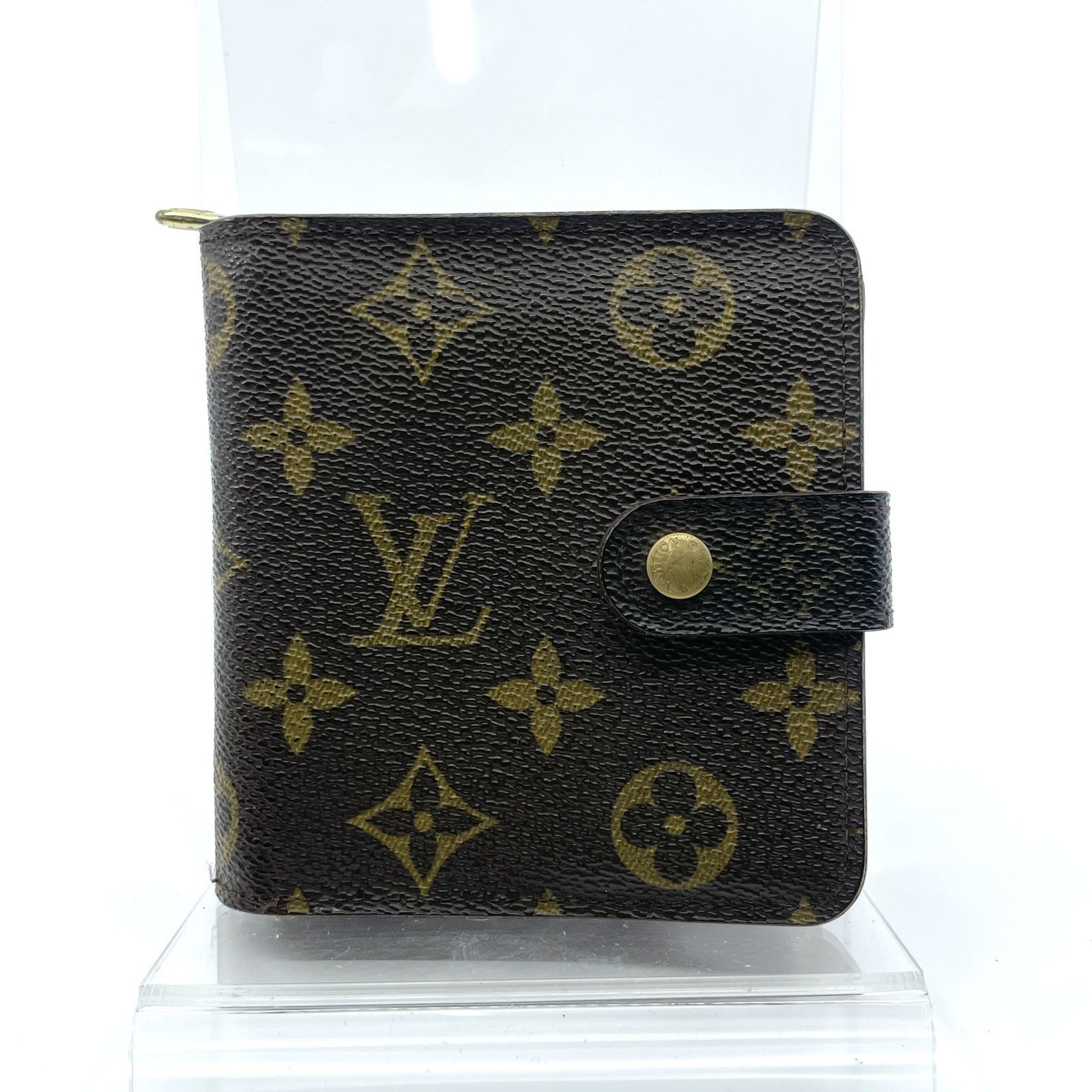 LOUIS VUITTON ルイヴィトン M61667 モノグラム コンパクトジップ 二 