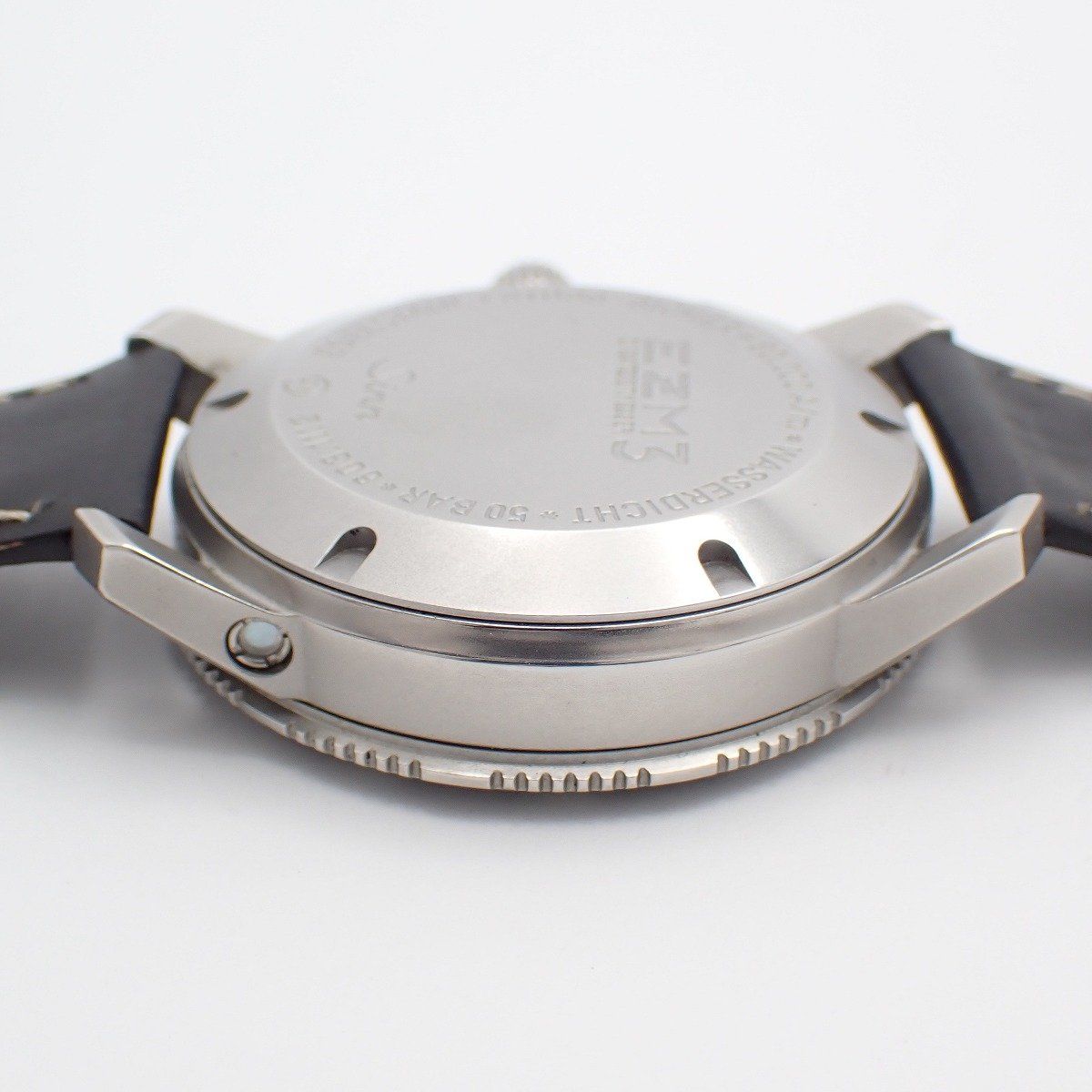 Sinn ジン 603 EZM-3 自動巻き メンズ 腕時計 黒文字盤 社外ベルト 