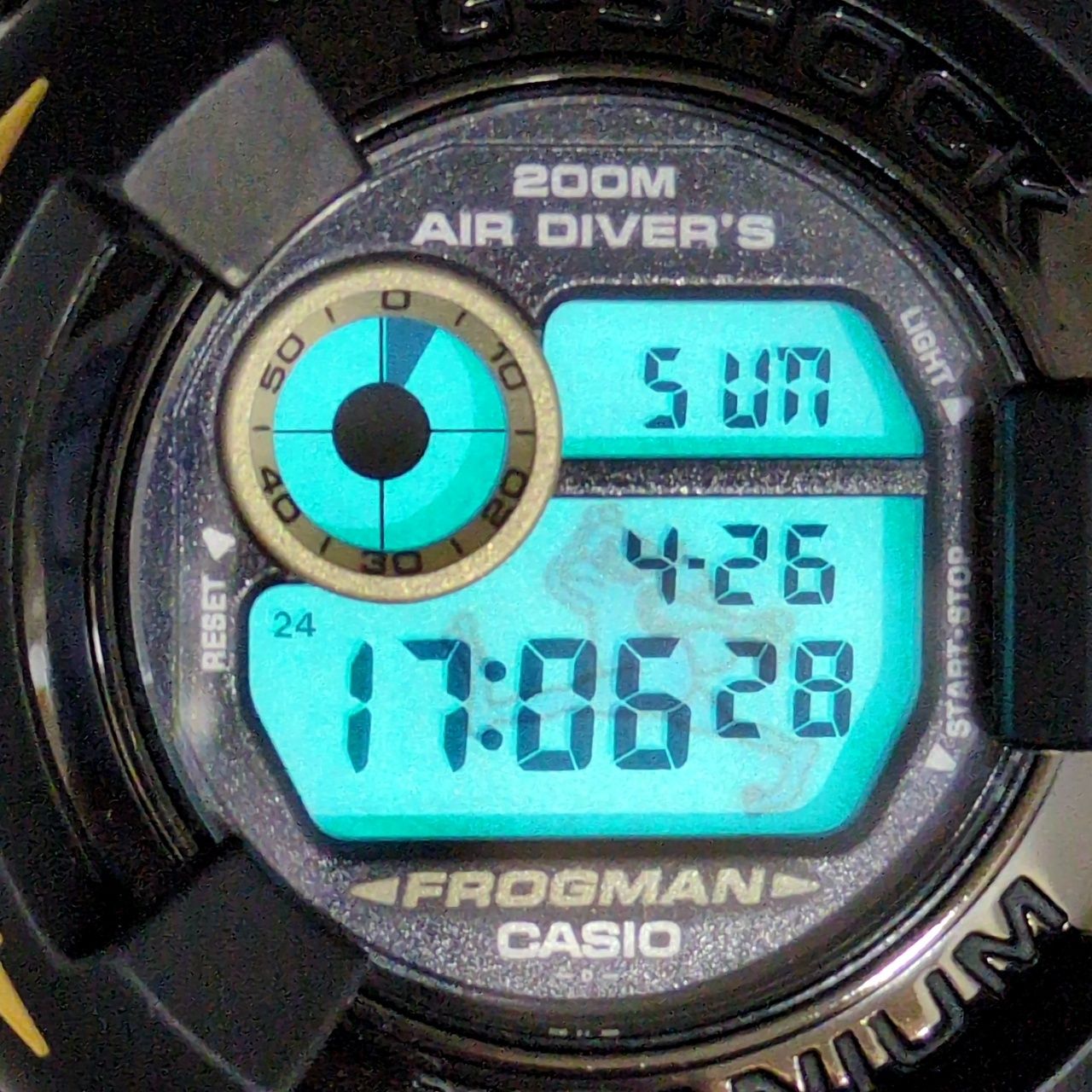 G-SHOCK ジーショック DW-8200BM-1T FROGMAN MEN IN BLACK 2 
