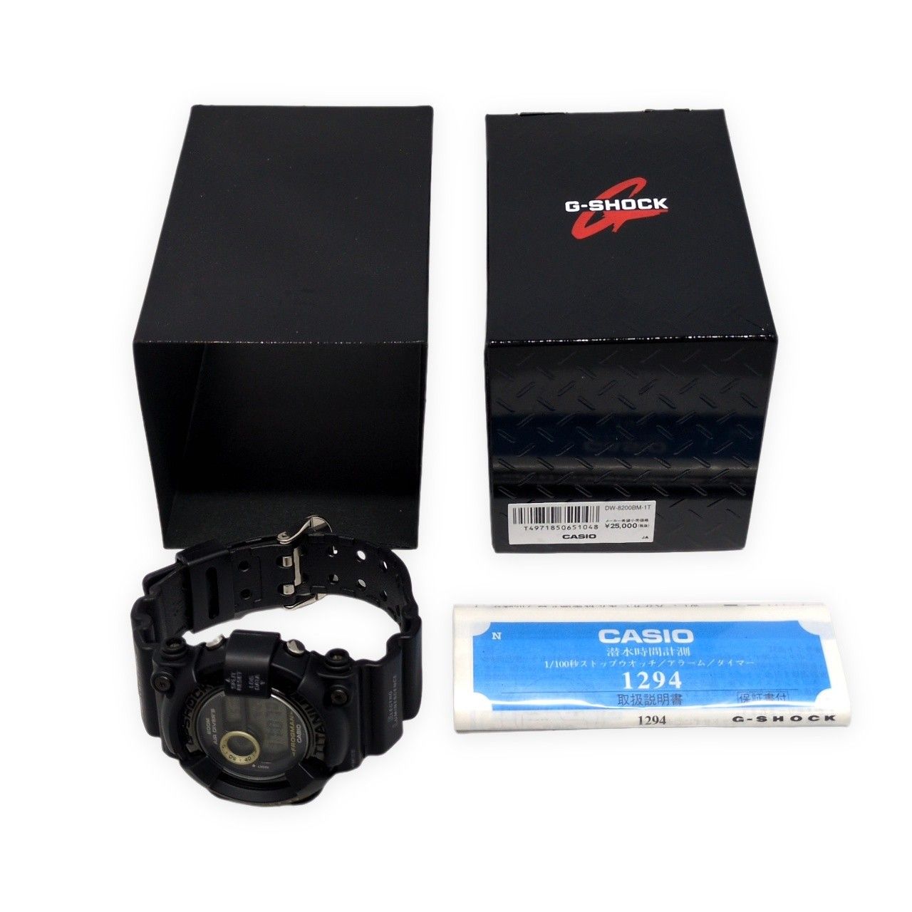 G-SHOCK ジーショック DW-8200BM-1T FROGMAN MEN IN BLACK 2 