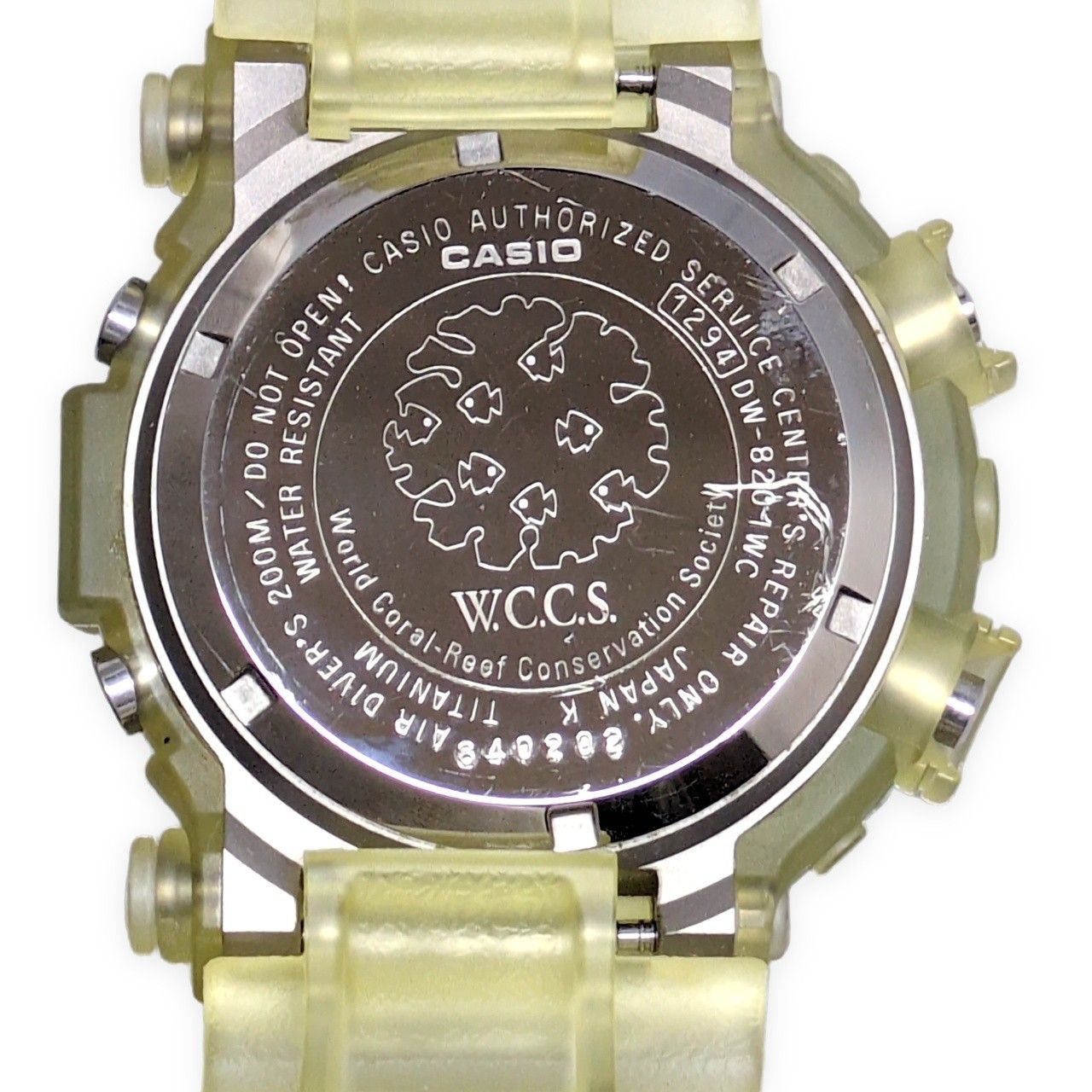 美品G-SHOCK FROGMAN（フロッグマン） DW-8201WC-8T DW-8201WC-8T W.C.C.S. フロッグマン 黒ロゴ トリプルマンタEL – G-BRIDGES