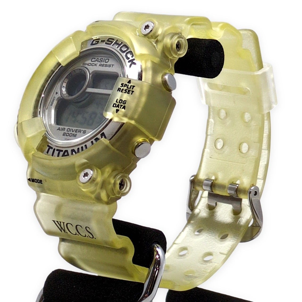 美品G-SHOCK FROGMAN（フロッグマン） DW-8201WC-8T DW-8201WC-8T W.C.C.S. フロッグマン 黒ロゴ トリプルマンタEL – G-BRIDGES