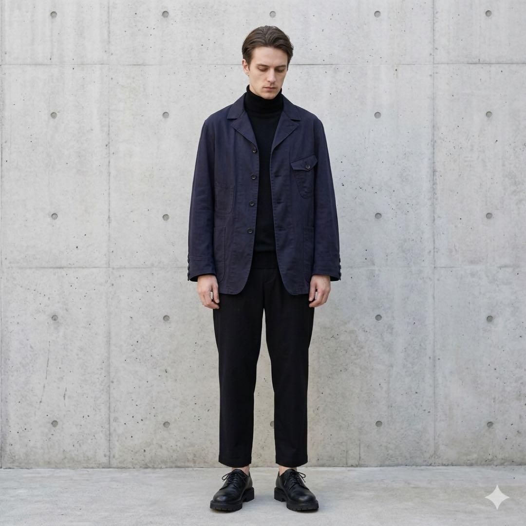 Y's for men tailored jacket cotton Navy - メルカリ