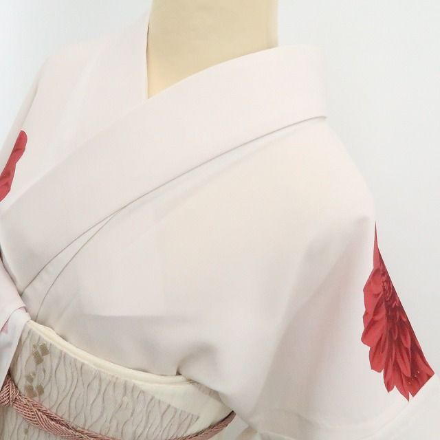 再入荷】tomihisa 新品 撫松庵 セオアルファ ダリア 洗える夏着物