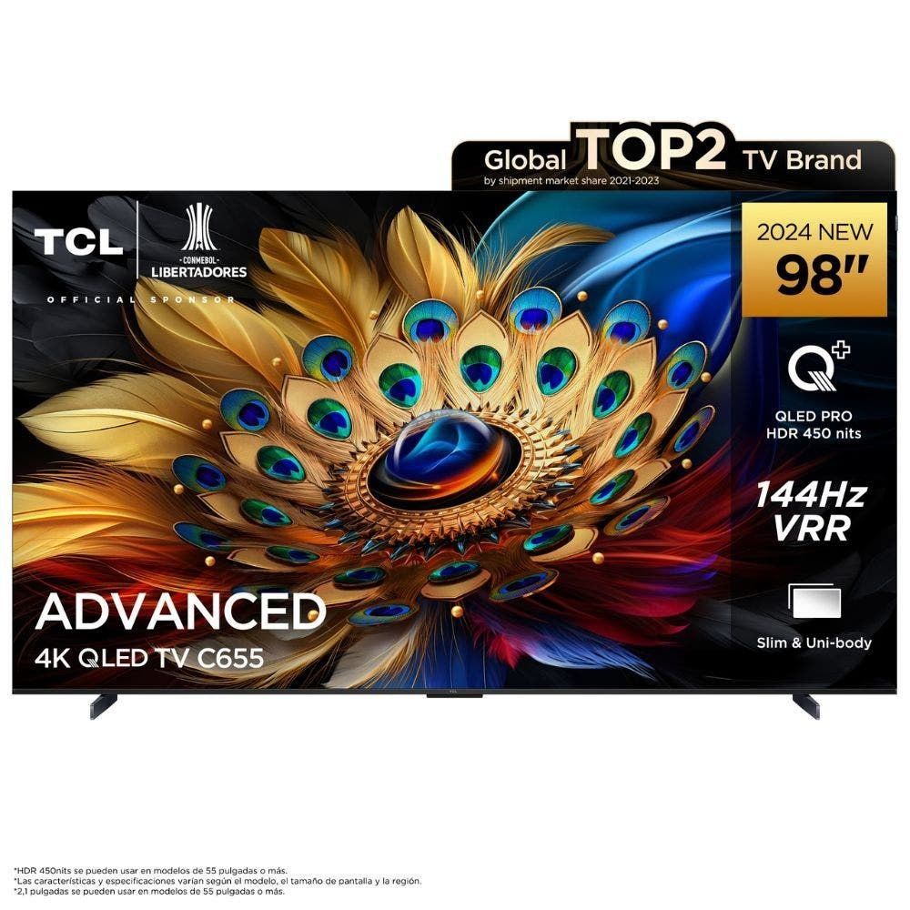 Sランク/新品同様】TCL 98C655 98インチ 4K QLED テレビ 大型テレビ