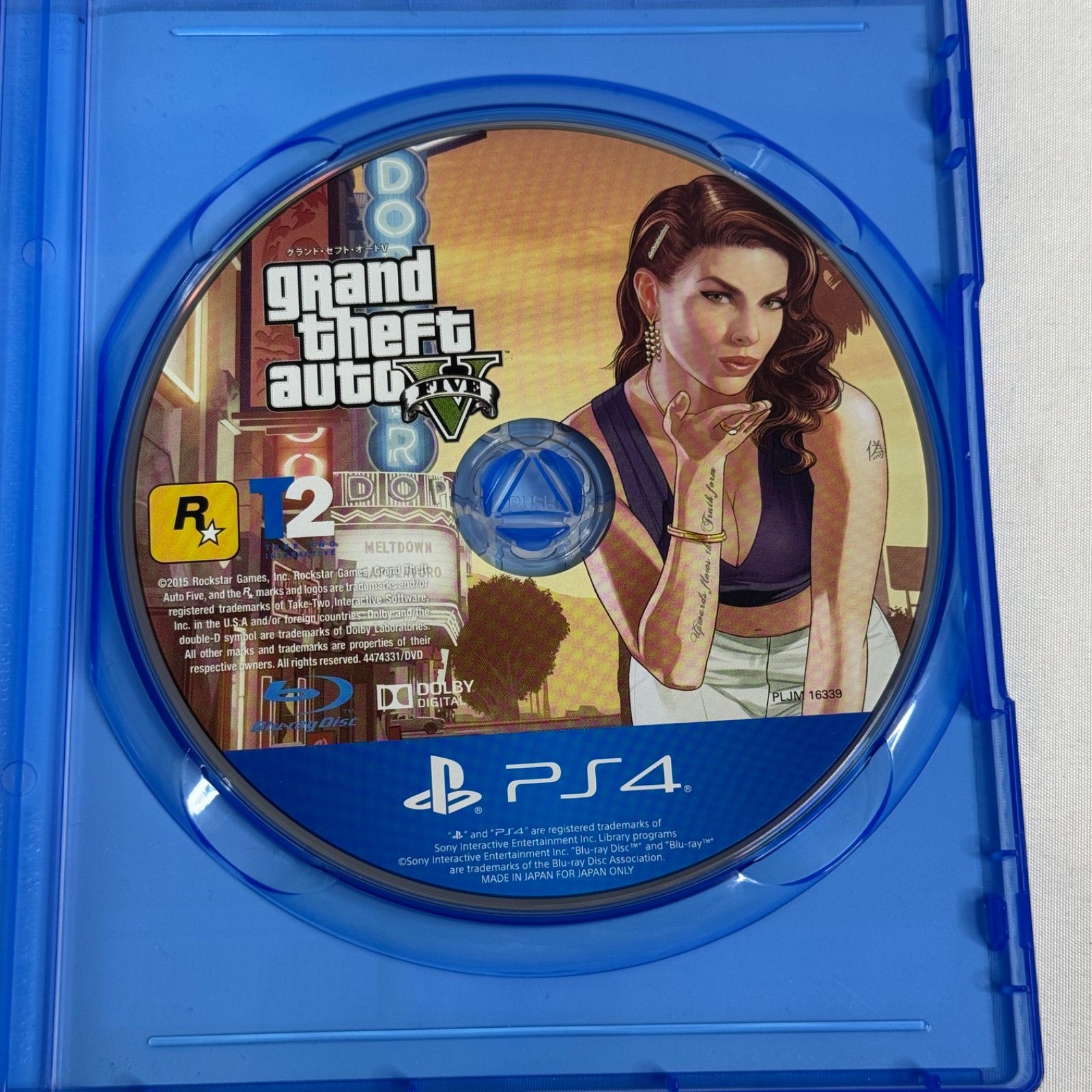 PS4 グランド・セフト・オートV GTA5 グラセフ5 ディスクのみ 汎用
