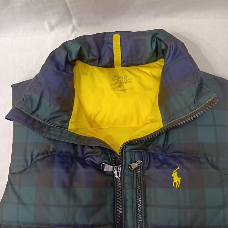 POLO RALPH LAUREN ポロラルフローレン ベスト チェック柄ダウンベスト