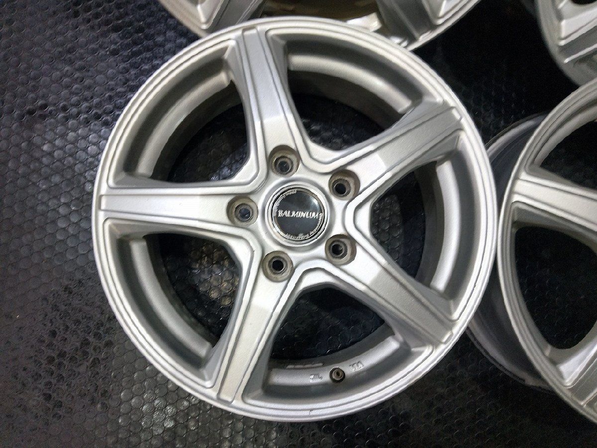 BS BALMINUM BAL/VR5 バルミナ 社外ホイール 15インチ 4本 6J5HPCD114.3+53 ヴォクシー ノア等　(VHV677) クレジットカード QRコード決済可能 BS BALMINUM BAL/VR5 バルミナ 社外ホイール 15インチ 4本 6J5HPCD114