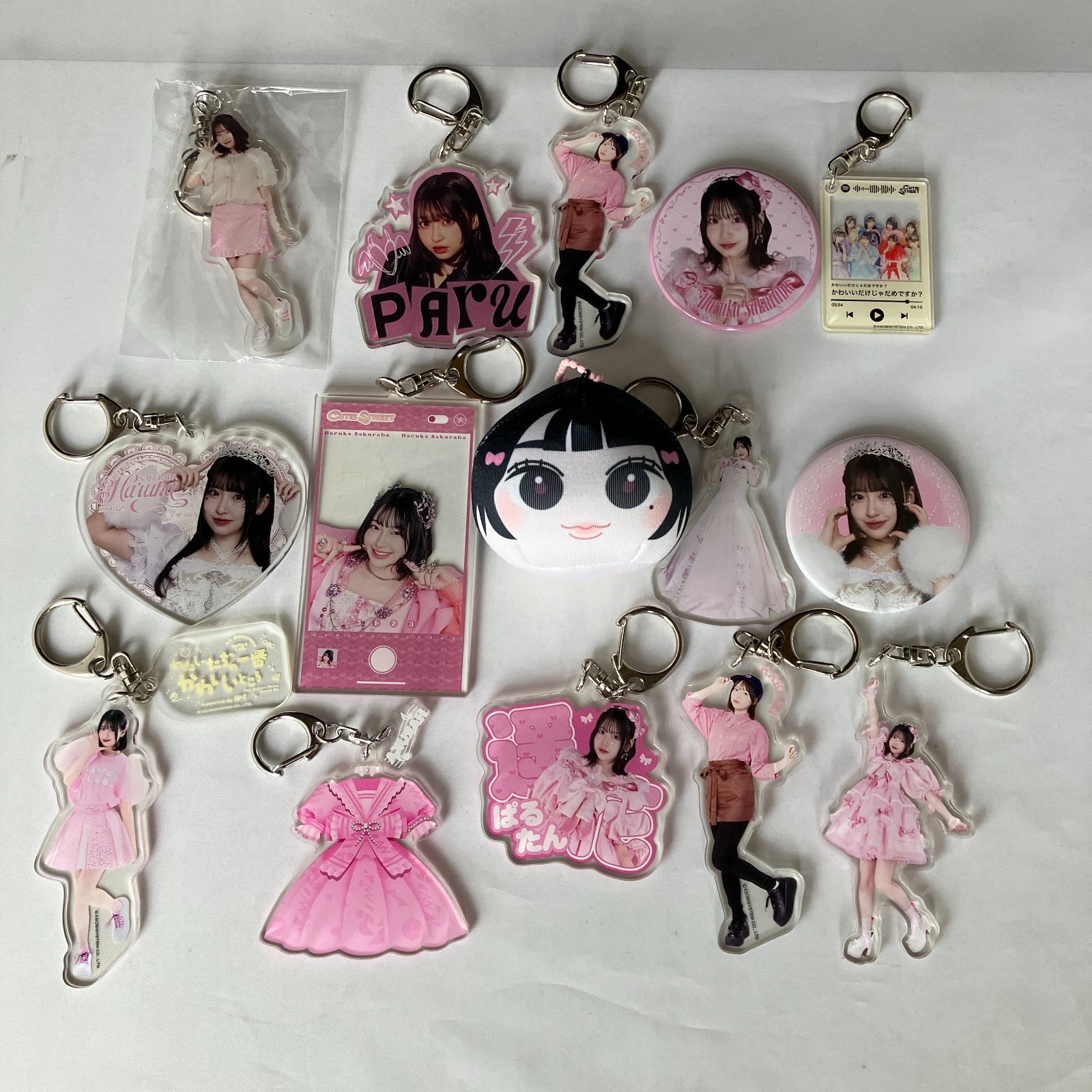CUTIE STREET 桜庭遥花 アクリルキーホルダー 缶バッジ ぬいぐるみ 15