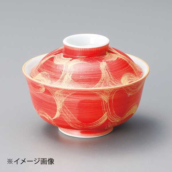 【新品】赤塗りかごめ反蓋物(有田焼)