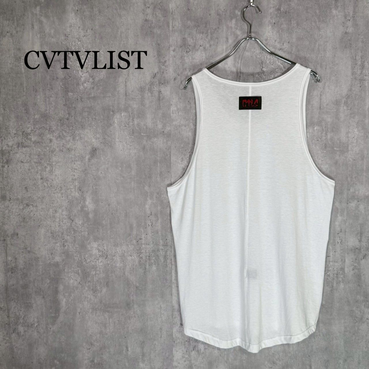 CVTVLIST』カタリスト(1)ラウンドカット クロスワッペン付き タンク CVTVLIST』カタリスト(1)ラウンドカット クロスワッペン付き タンク