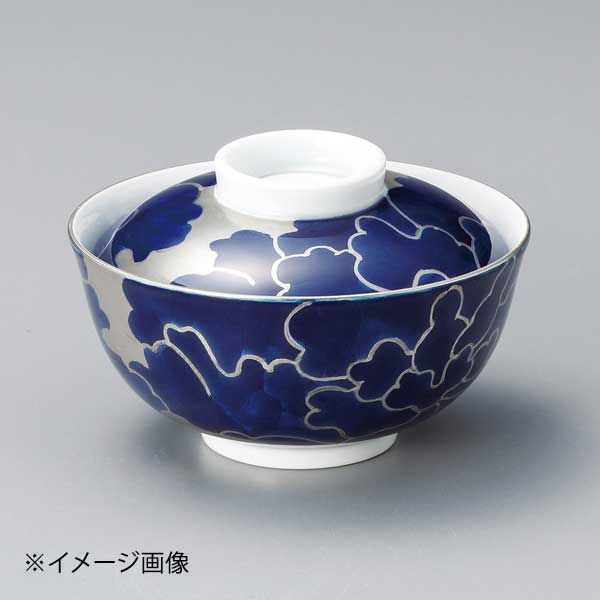 【新品】錦呉須濃鉄線花紋4寸蓋物(有田焼)
