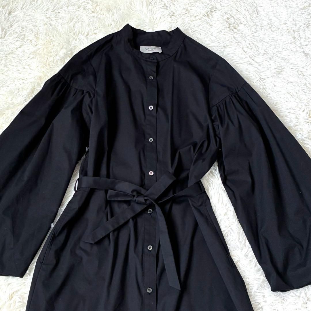 美品 VONDELフォンデル ロング マキシ シャツ ワンピース - メルカリ
