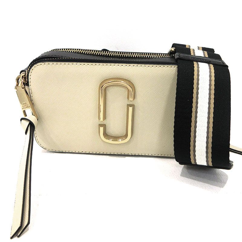 有名ブランド 定価 MARC JACOBS ショルダーバッグ アイボリー カメラ 