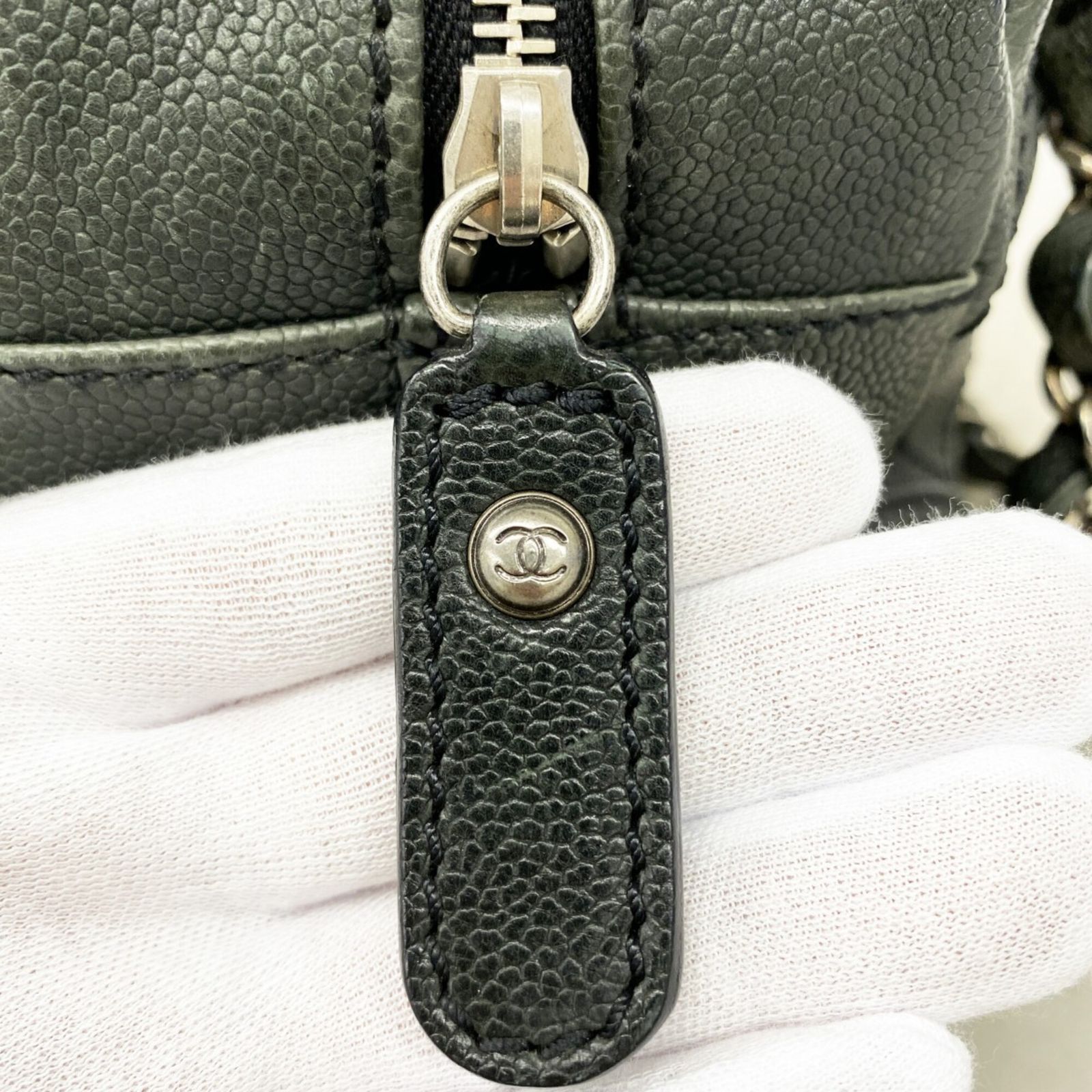 シャネル(Chanel) シャネル ハンドバッグ ワイルドステッチ キャビア