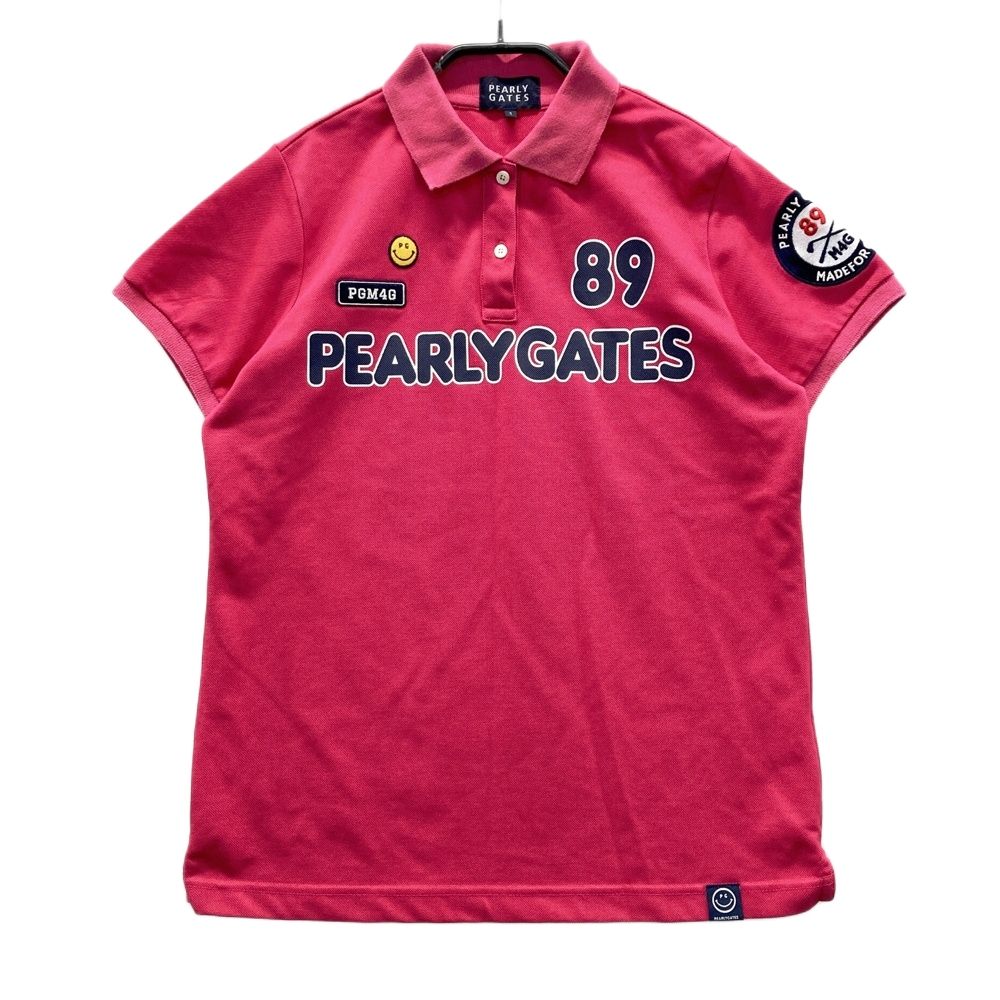 サイズ：1 PEARLY GATES パーリーゲイツ 半袖ポロシャツ ニコちゃん