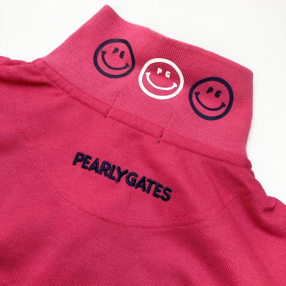 サイズ：1 PEARLY GATES パーリーゲイツ 半袖ポロシャツ ニコちゃん