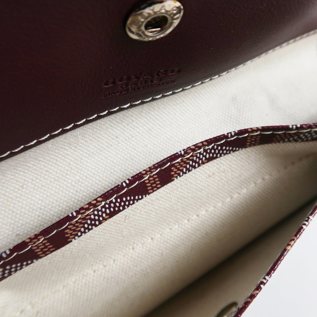 超美品】GOYARD ゴヤール サンルイPM トート ハンドバッグ レッド系 