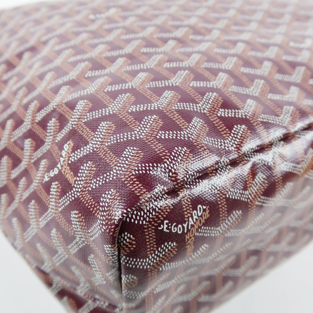 超美品】GOYARD ゴヤール サンルイPM トート ハンドバッグ レッド系 