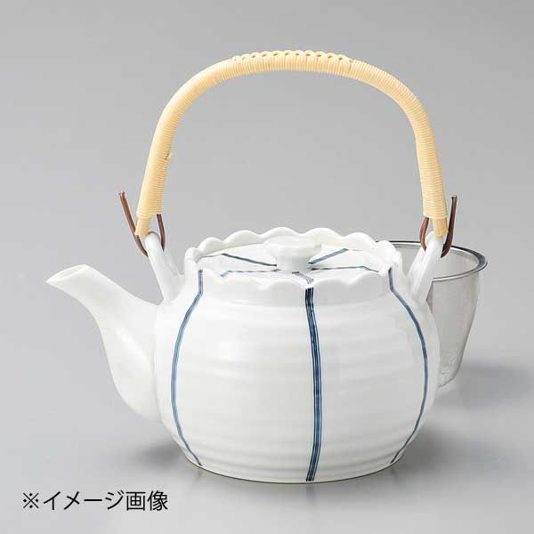 【新品】ラインU付8号土瓶(有田焼)