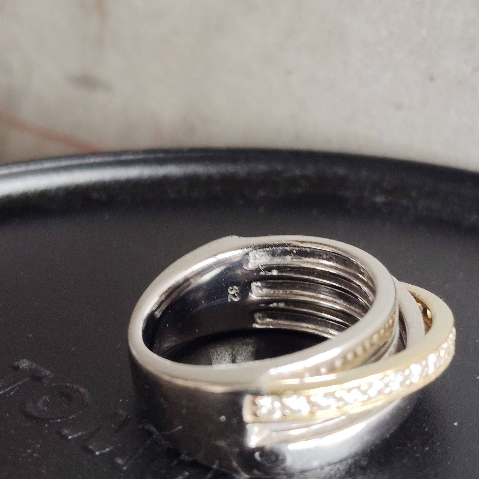 TOM WOOD Orb Ring Slim Duo Diamond 52 トムウッド オーブリング 