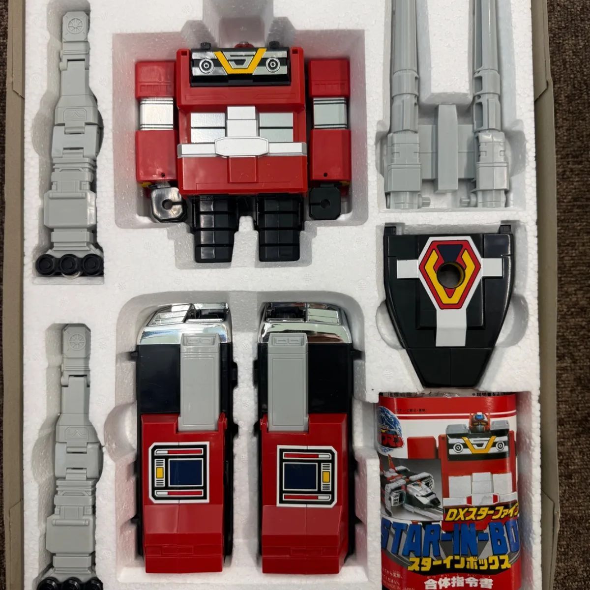 地球戦隊 ファイブマン スターインボックス STAR IN BOX DX スターファイブ (Star Five) レビュー | RoboToyDays