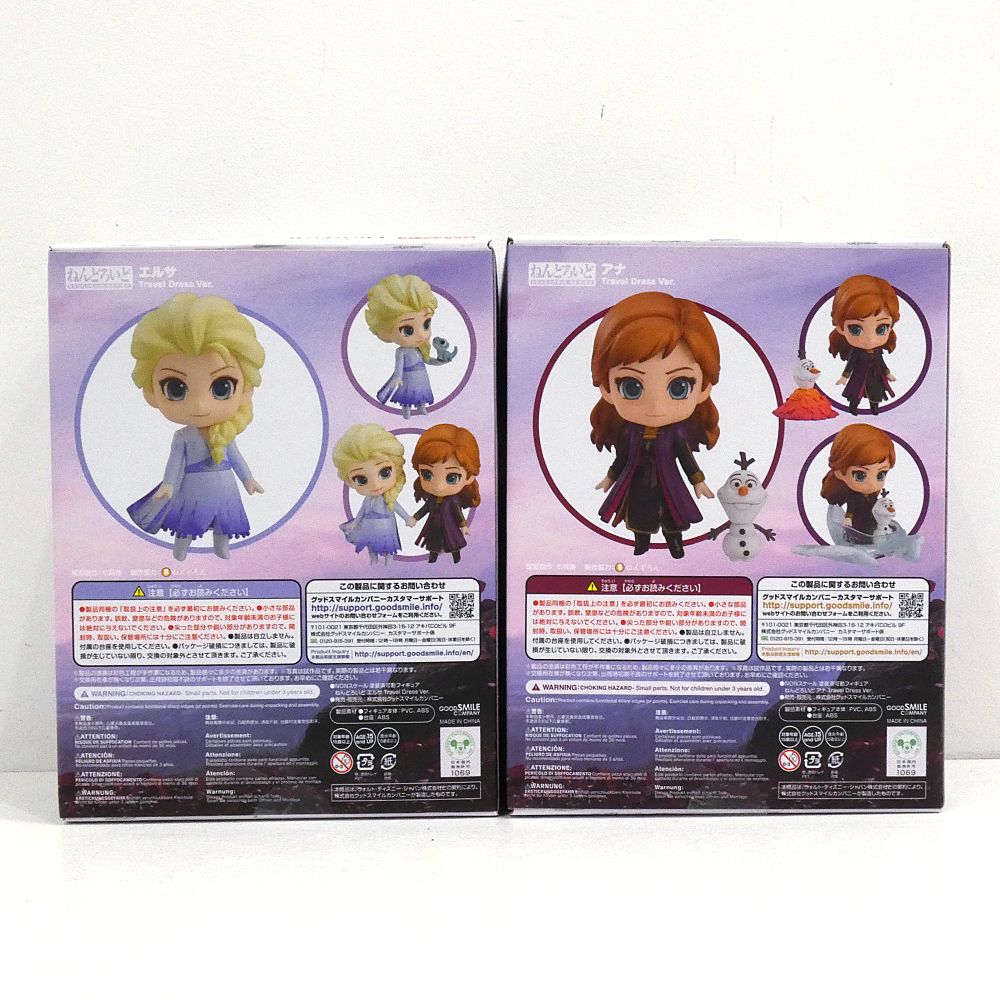 小牧店】開封品 ねんどろいど アナと雪の女王 2体セット 【I743-5061