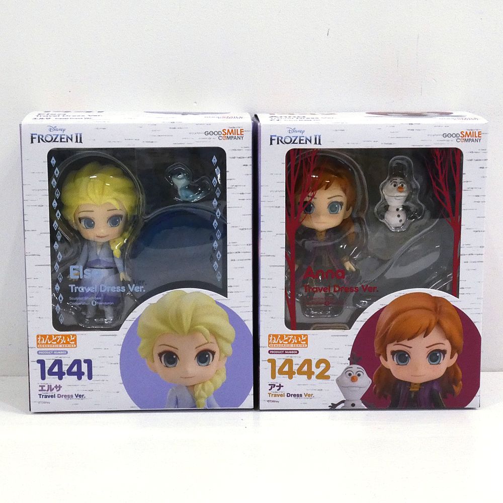 ねんどろいど＊アナと雪の女王2体セット 小牧店】開封品 ねんどろいど アナと雪の女王 2体セット 【I743-5061