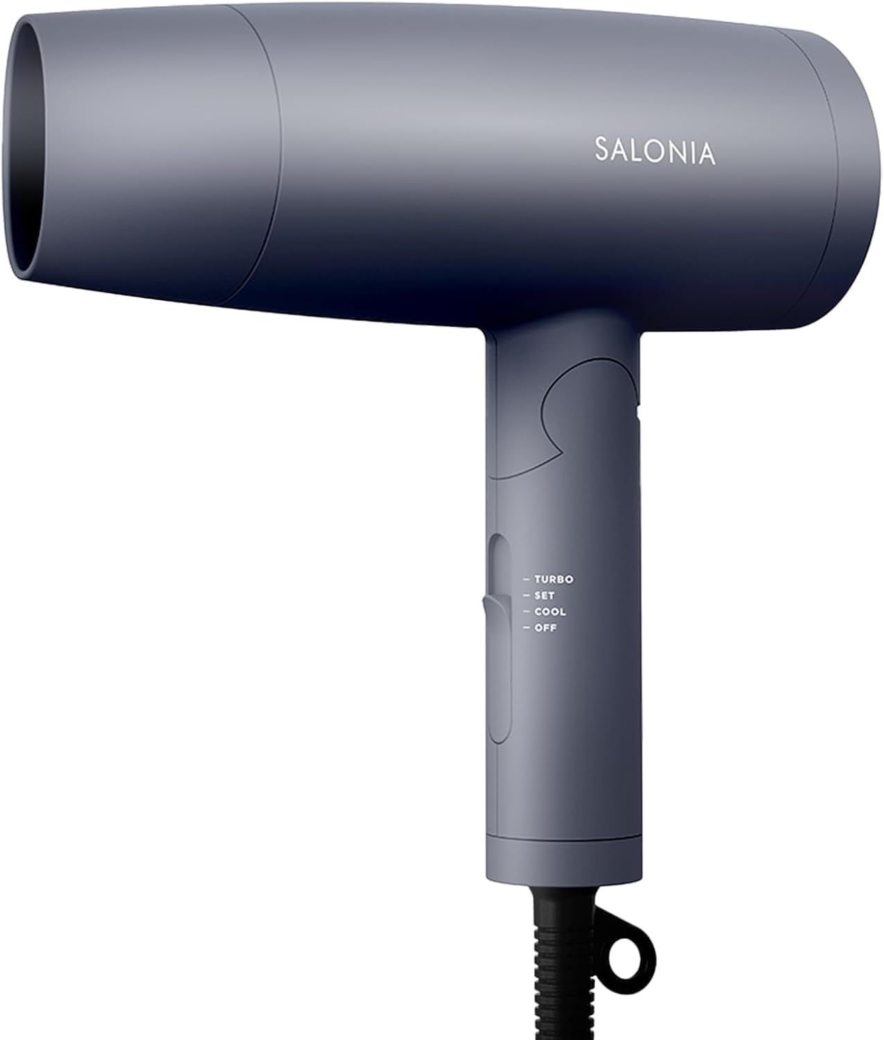 SALONIA サロニア スピーディーイオン ドライヤー 大風量 速乾 軽量 マイナスイオン ヘアドライヤー SL-013AGR グレー