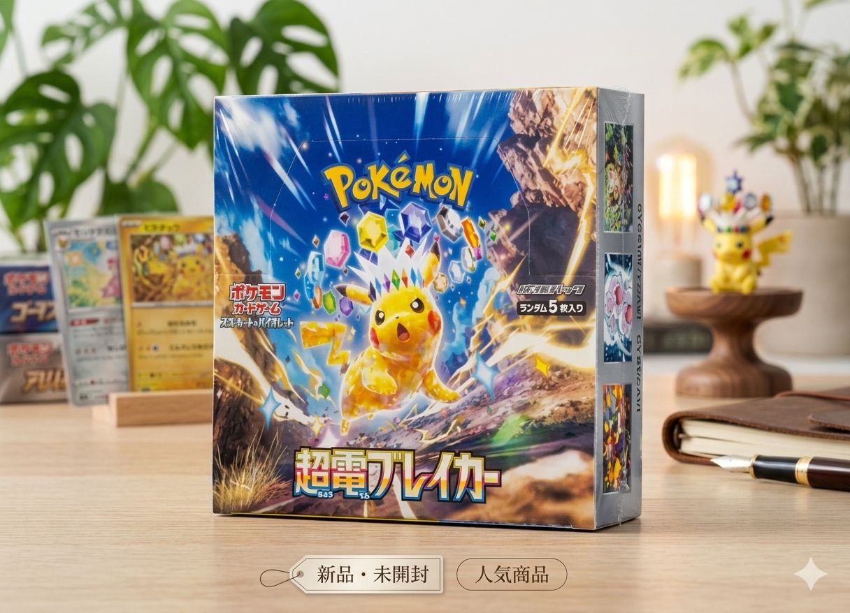 新品未開封 ポケモンカード 超電ブレイカー box シュリンク付き 2026年