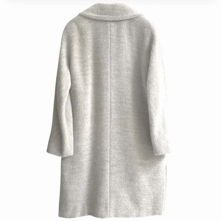 美品✨ マックスマーラ アルパカ モヘヤ シャギー コート ロング ダブル 40 Max Mara アルパカ シャギーコート グレー マックスマーラ | 2122TOKYO