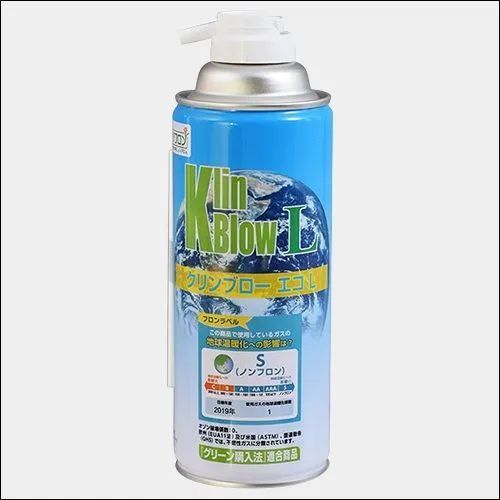 【新品未使用】イチネンケミカルズ クリンブローエコL 070476 420g 12本 エアダスター プリンタ用清掃用品 複写機・ＯＡ機器の外装清掃 送料無料