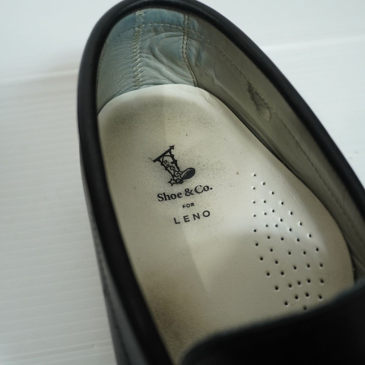 LENO リノ REGAL Shoe＆Co リーガル別注 レザー コイン ローファー