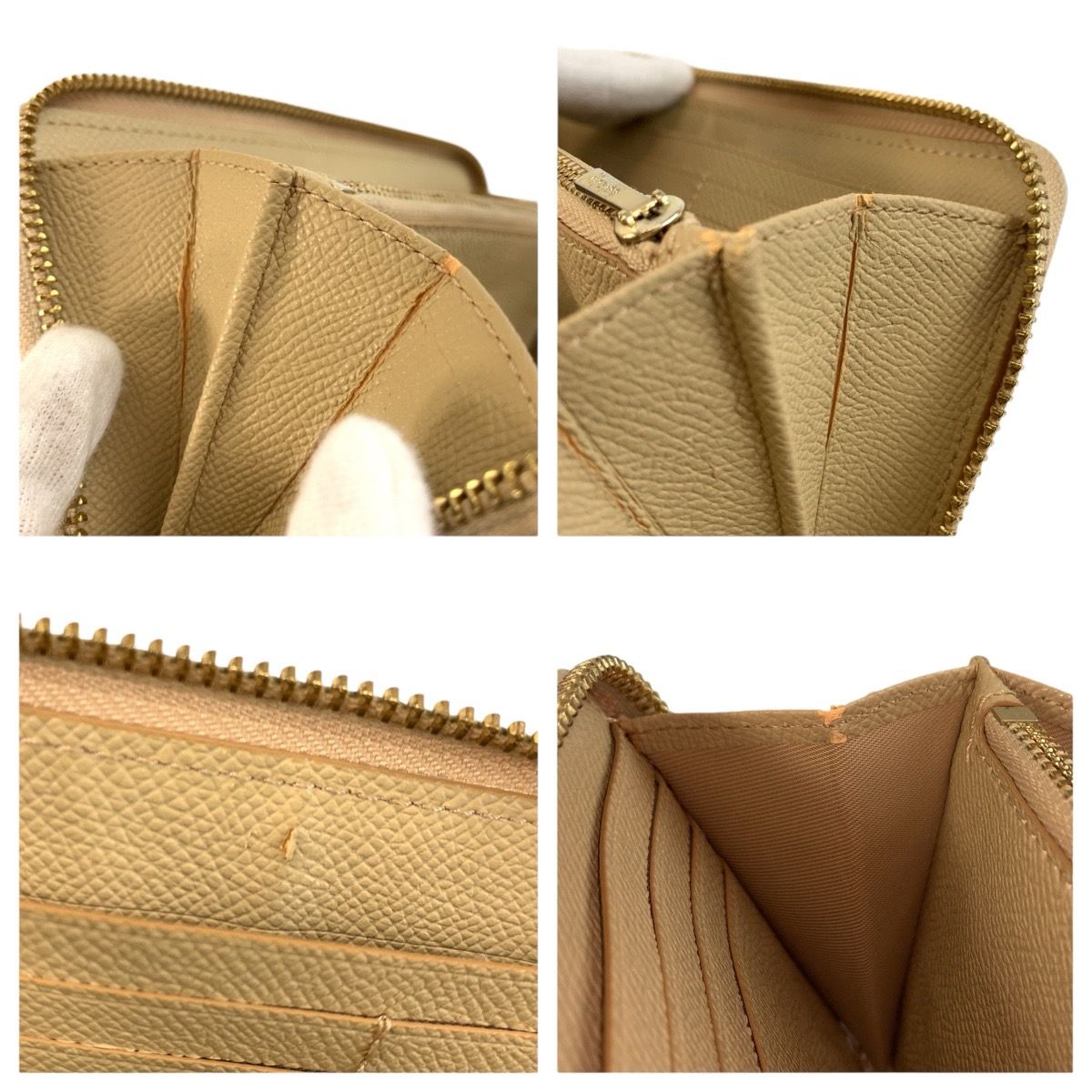 『中古』COACH ベージュ 二つ折り財布 中古・古着通販】COACH (コーチ) 2つ折り財布 ベージュ｜ブランド