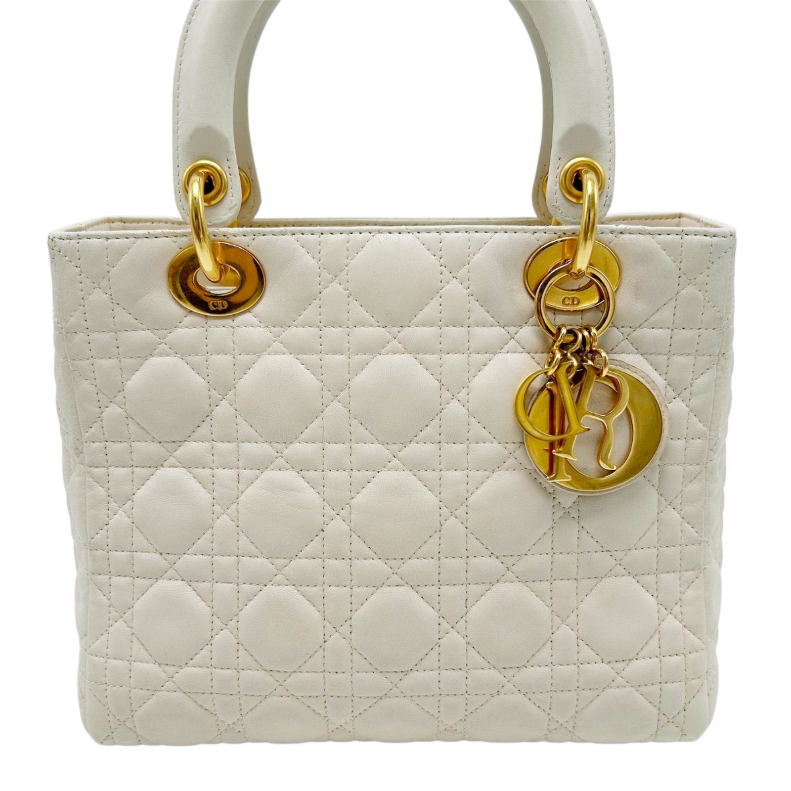 美品 Christian Dior ディオール レディディオール カナージュ 