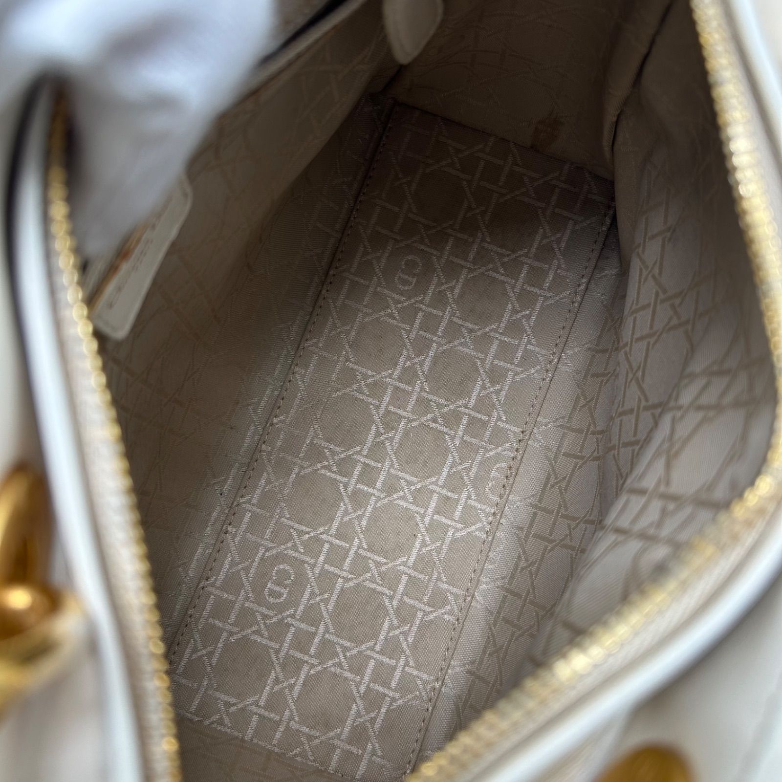 美品 Christian Dior ディオール レディディオール カナージュ 