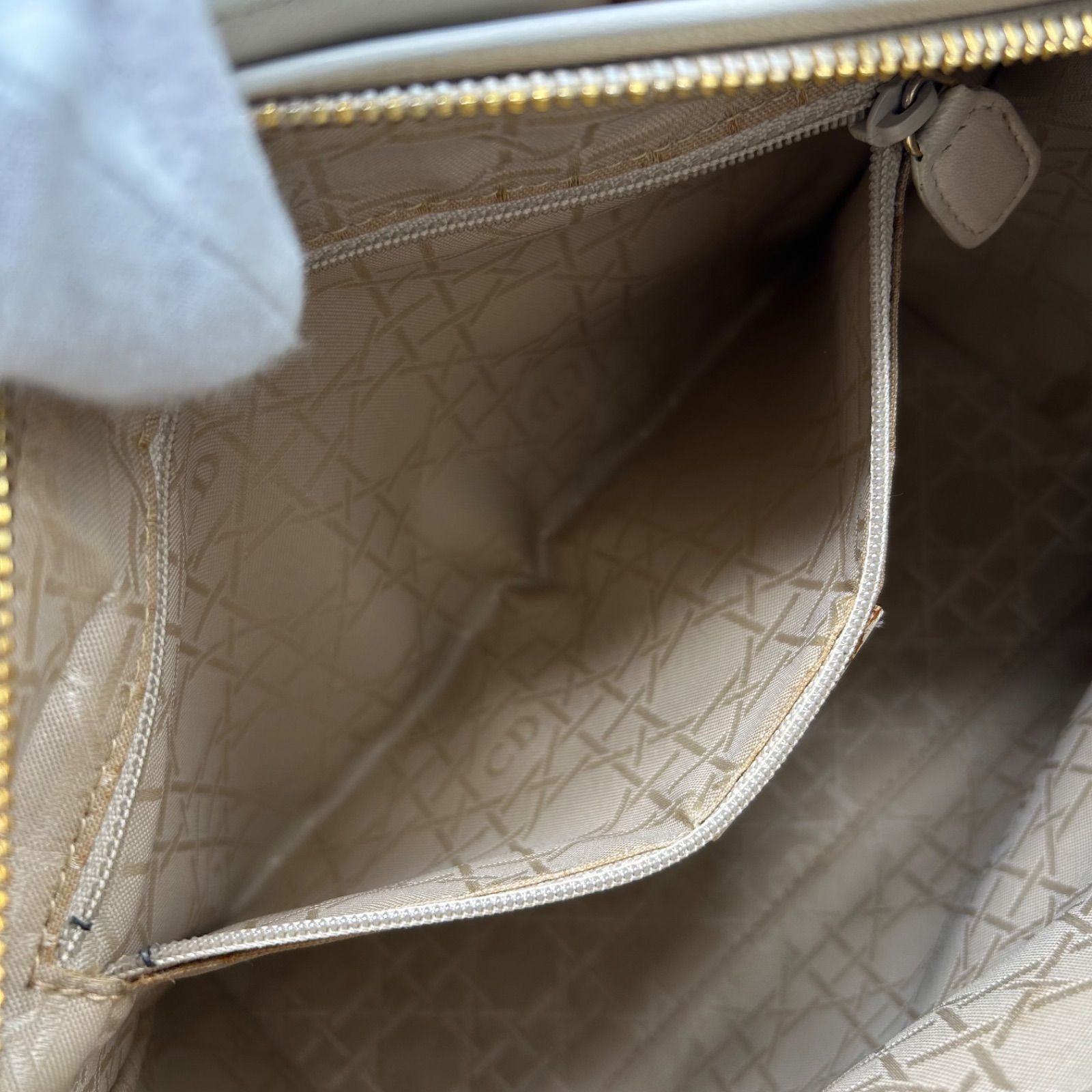 美品 Christian Dior ディオール レディディオール カナージュ 