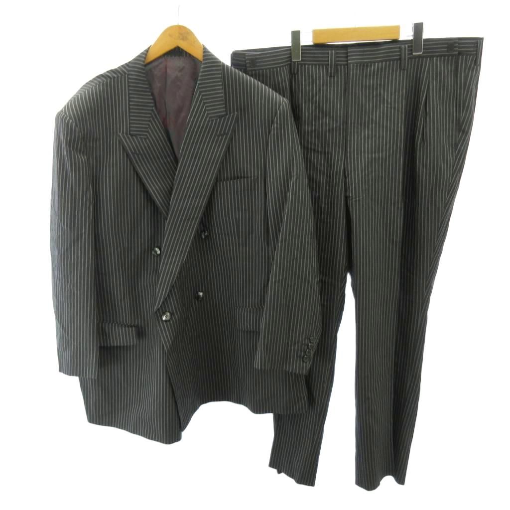 ダンヒル dunhill スーツ セットアップ ジャケット パンツ 総裏 ダブル
